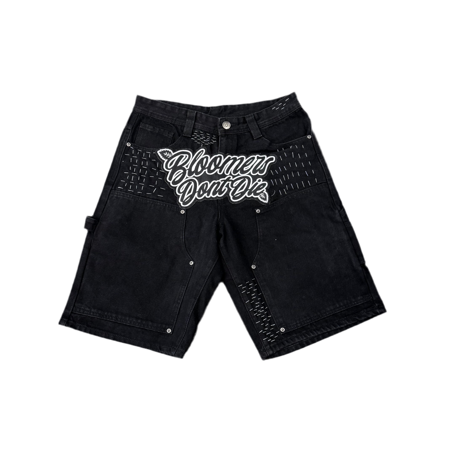 Bloomers Don’t Die Black Jean Shorts