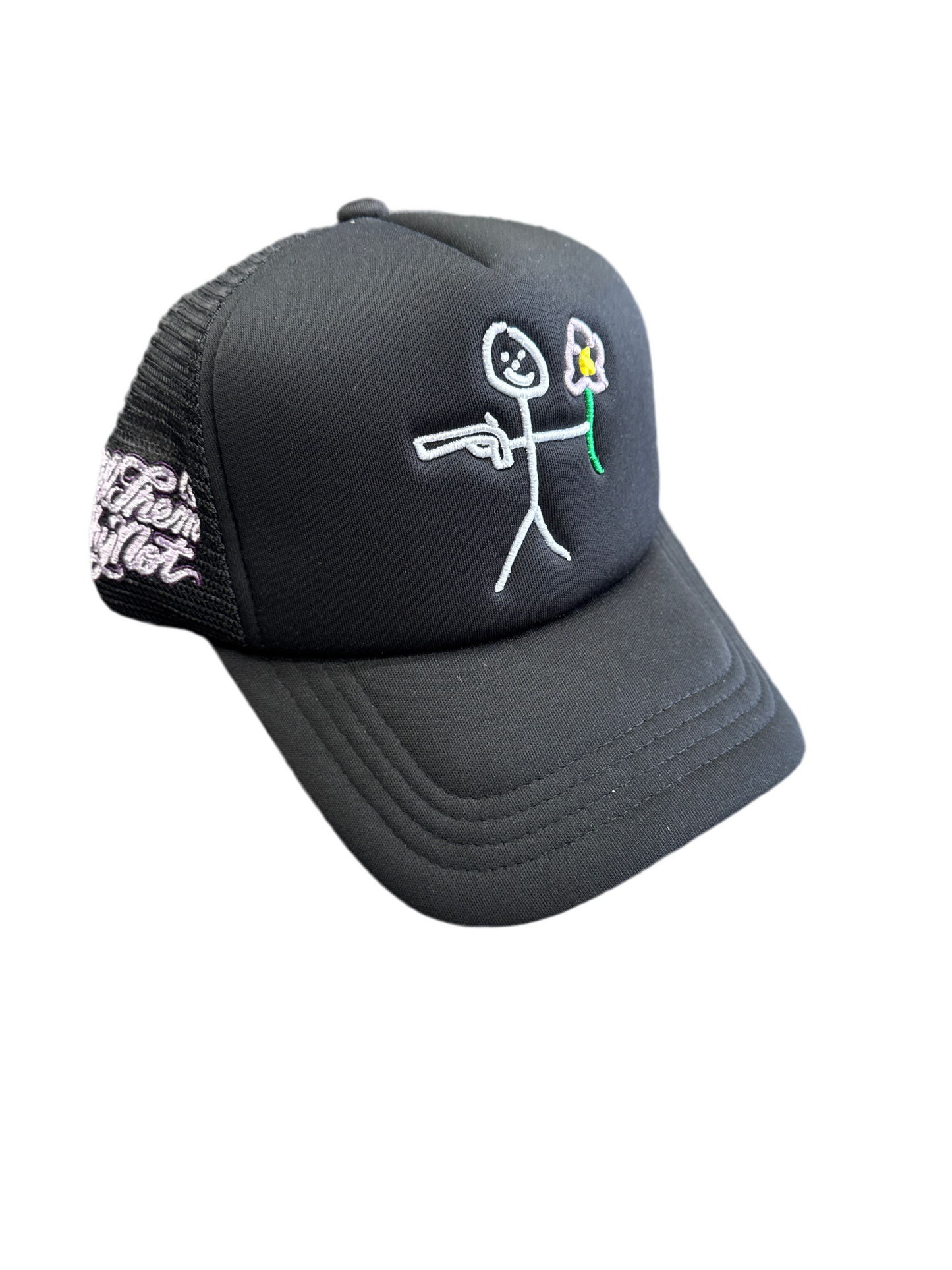Why Not 'Logo' Trucker Hat Black