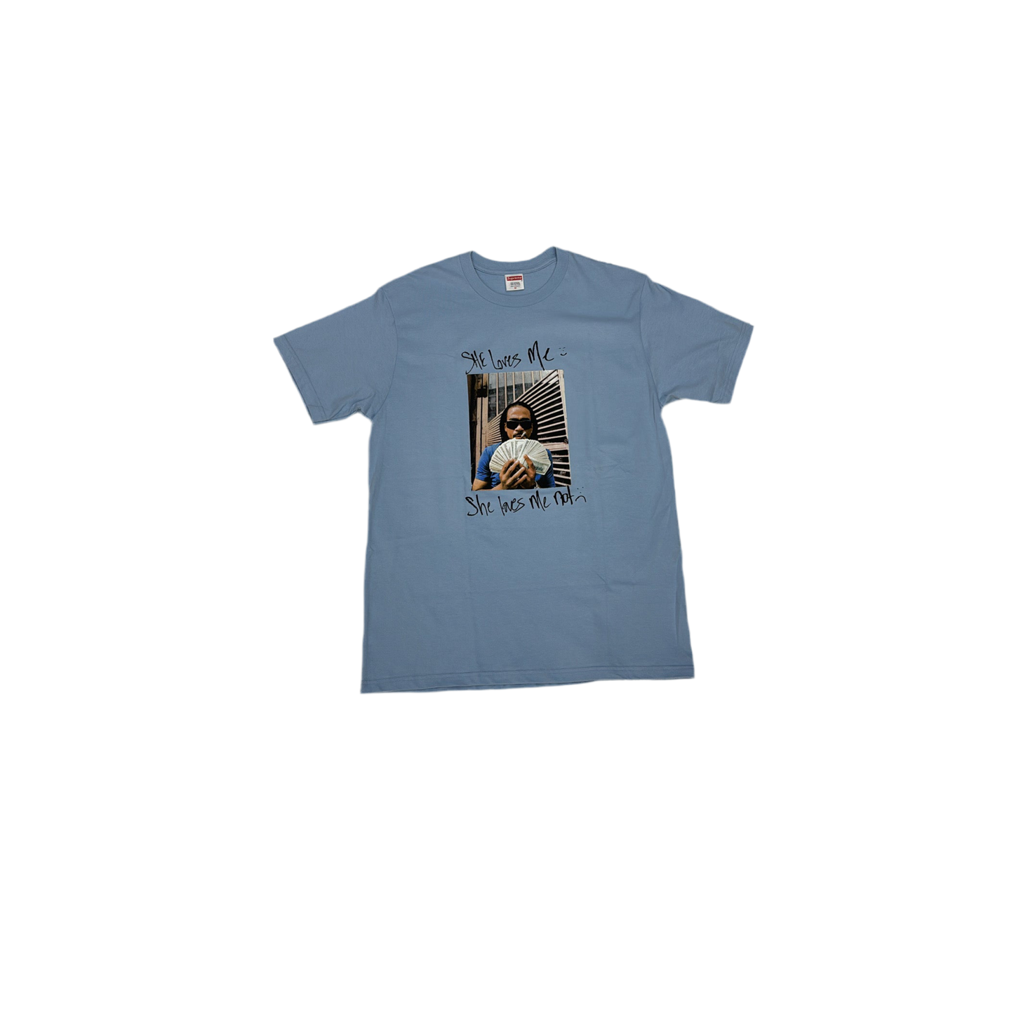 Supreme Max B Tee- Baby Blue