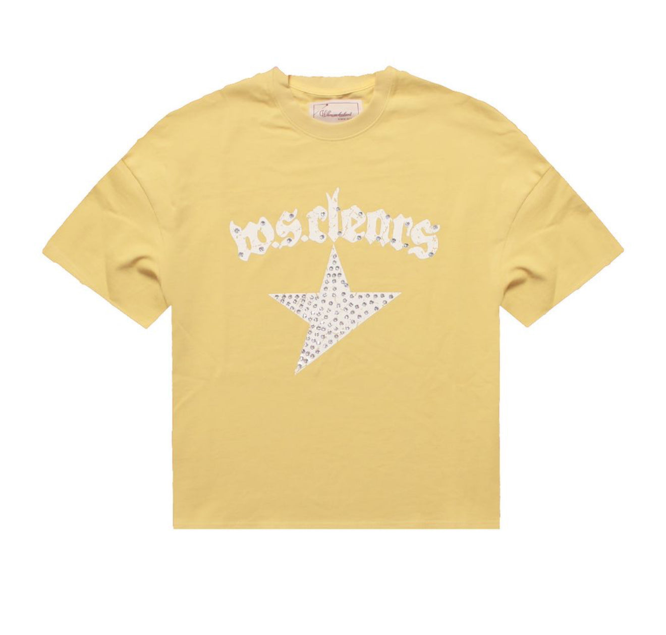When Smoke Clears 'Diamond Star' Tee Mustard/Yellow