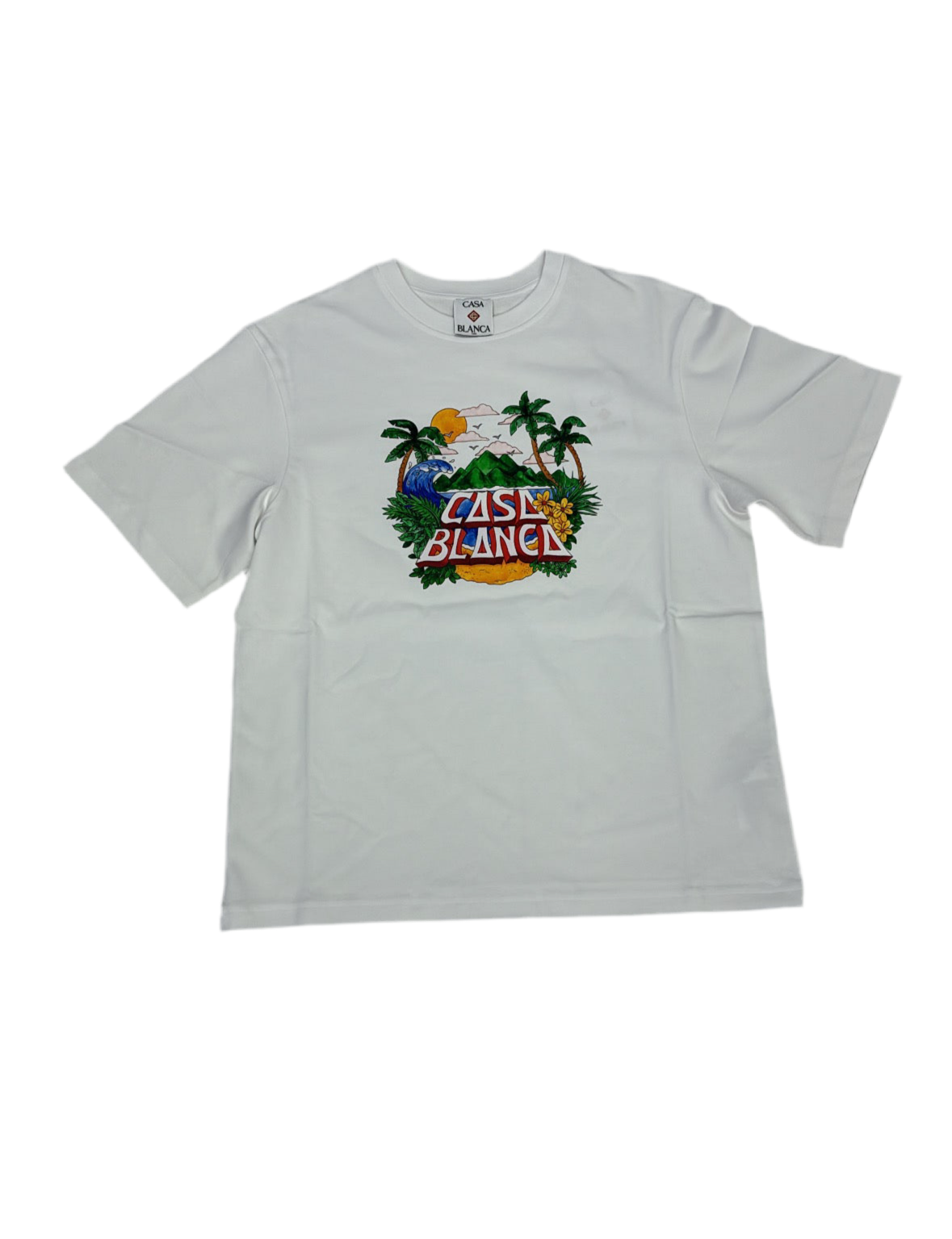 Casablanca ‘Beach Wave’ White Shirt