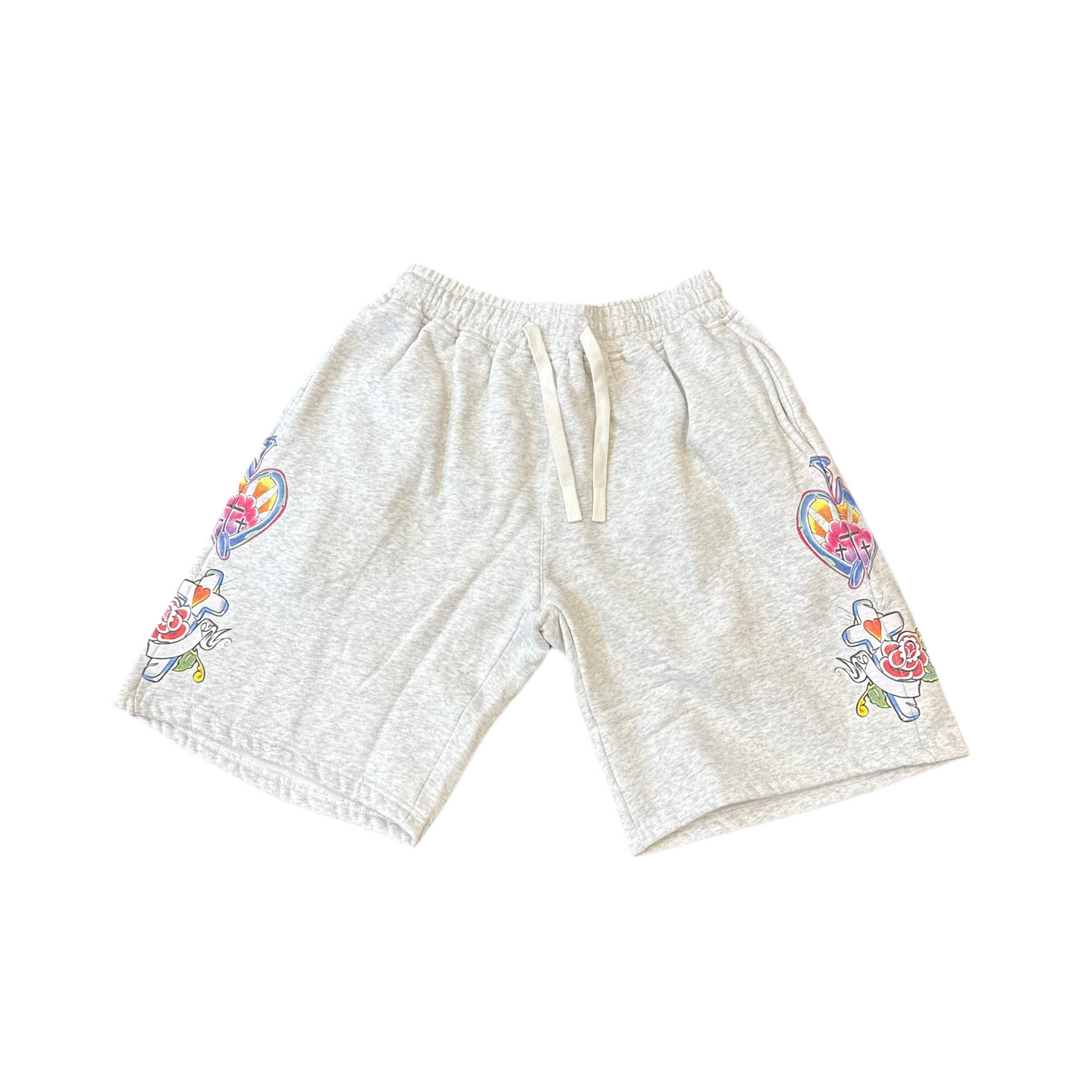 We Are Righteous Sweat Shorts Grey