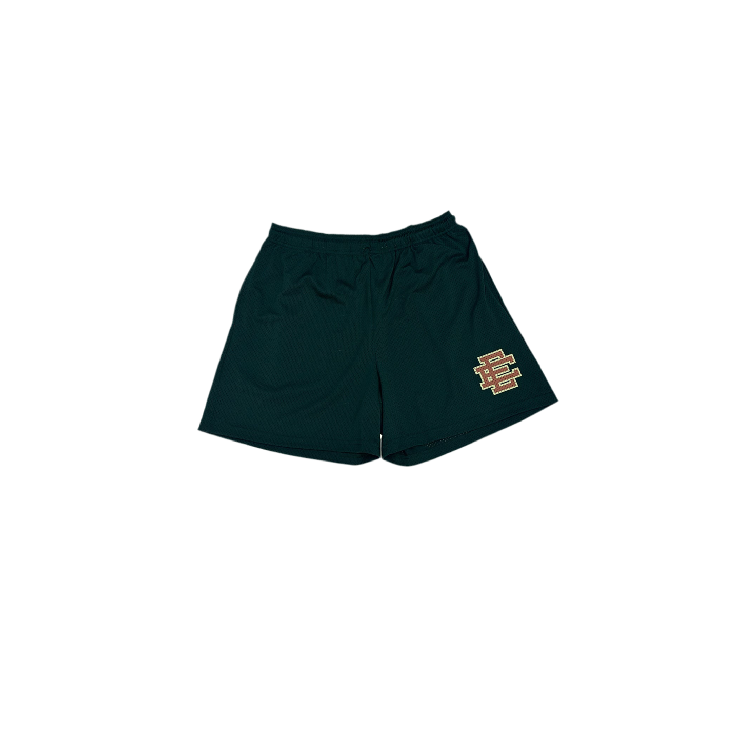 Eric Emanuel Shorts Green/Tan white