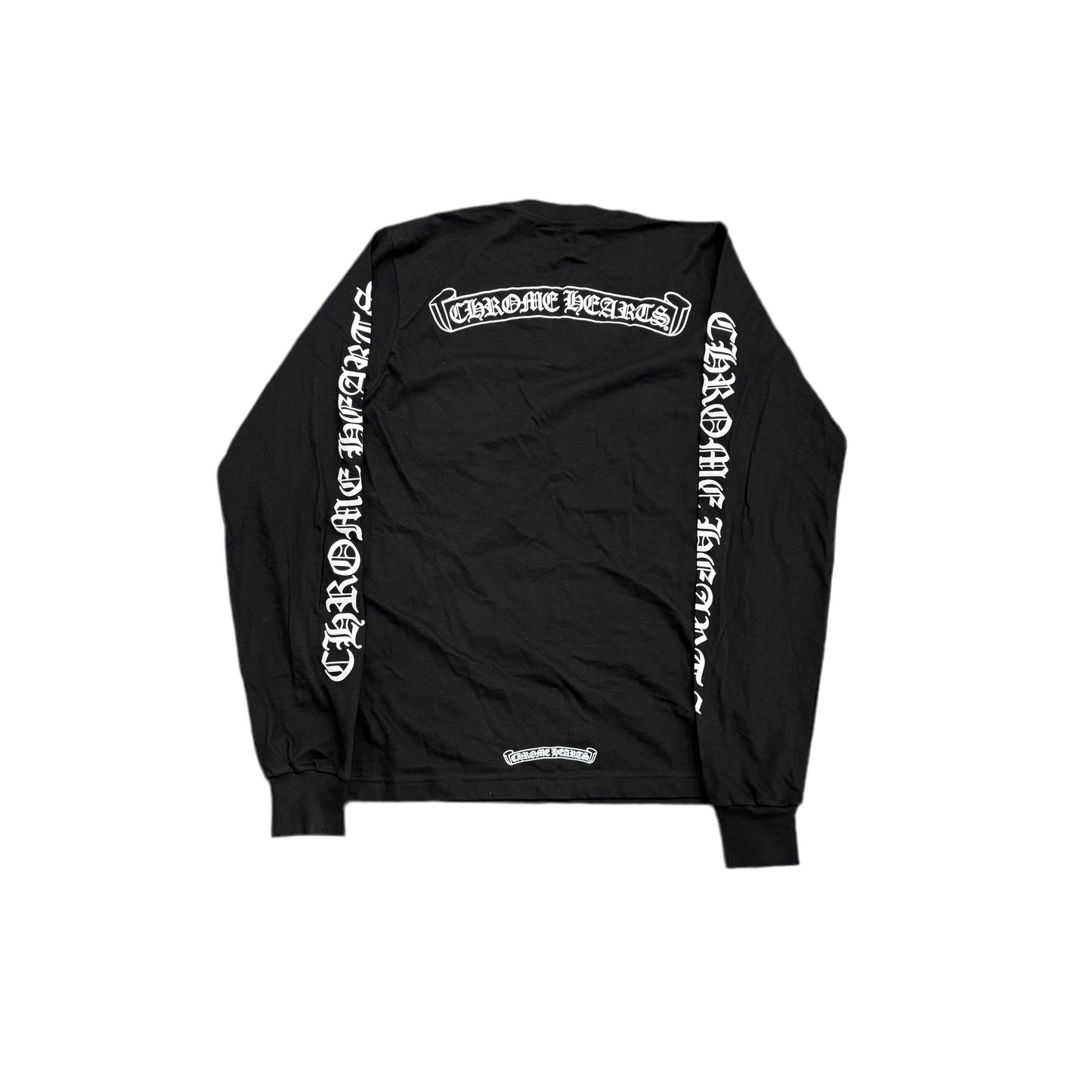 Chrome Hearts Scroll Logo Longsleeve