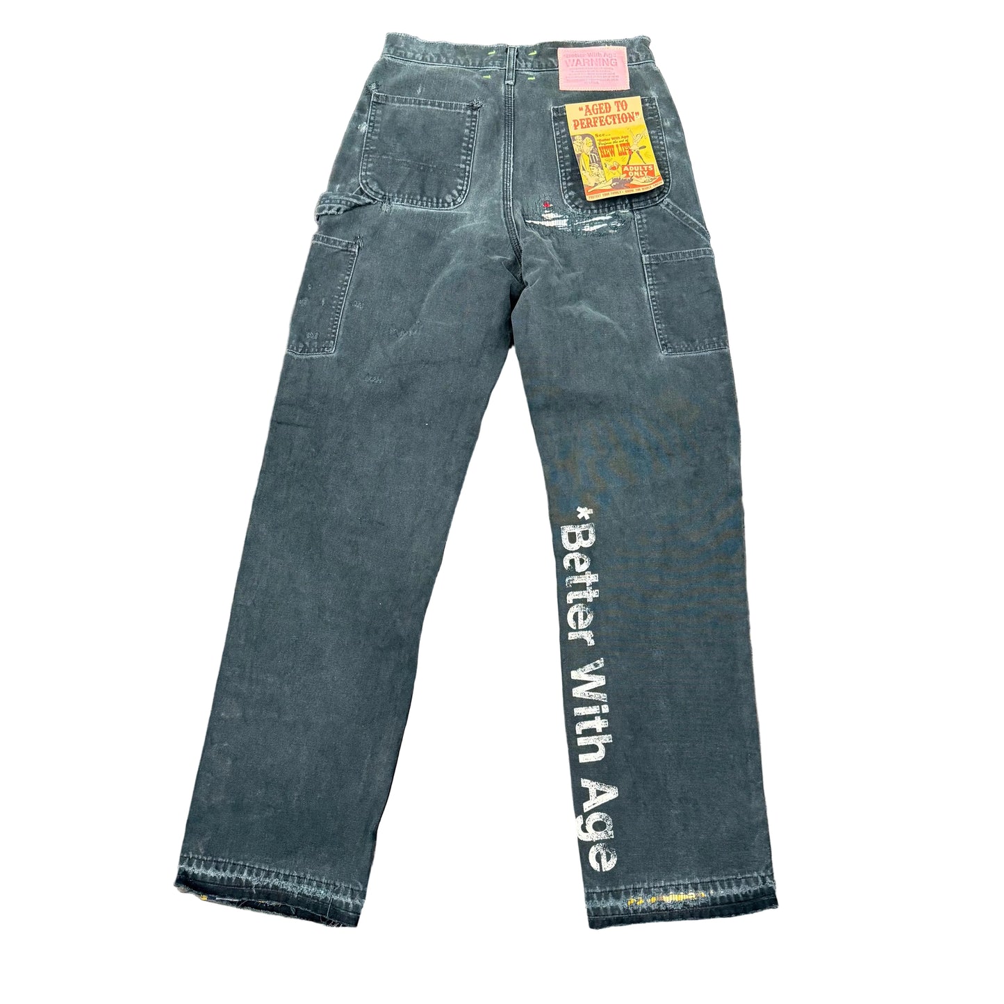 Better With Age ‘Plaid Patch’ Jeans