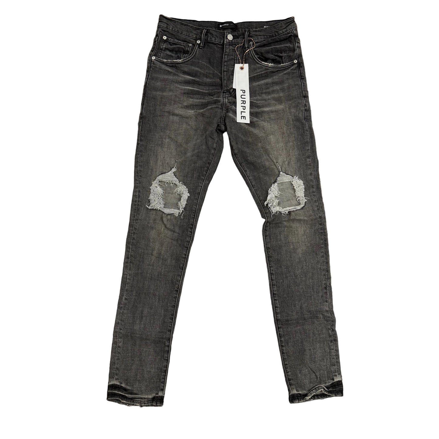 Purple Brand Jeans Grey Dirty Blowout