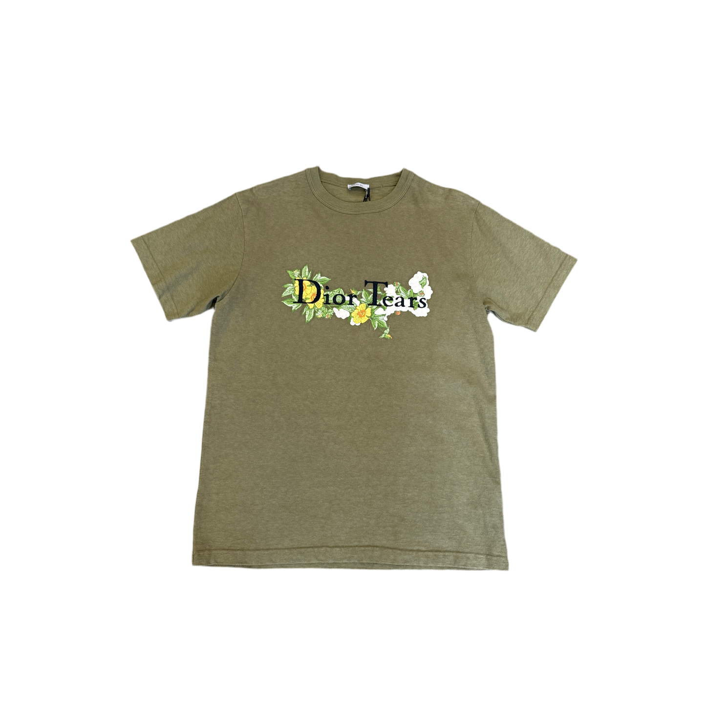 Christian Dior x Denim Tears 'Dior Tears' Tee Olive