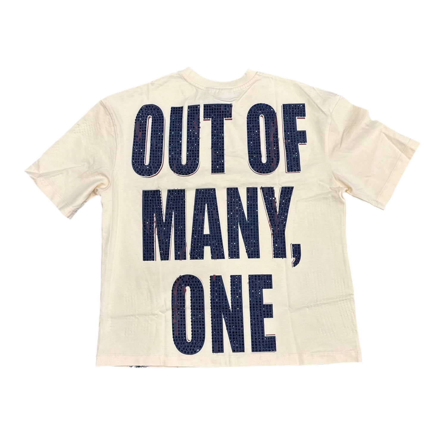 Godspeed USA Olympic 'Dream Team 24' Bone Rhinestone Tee