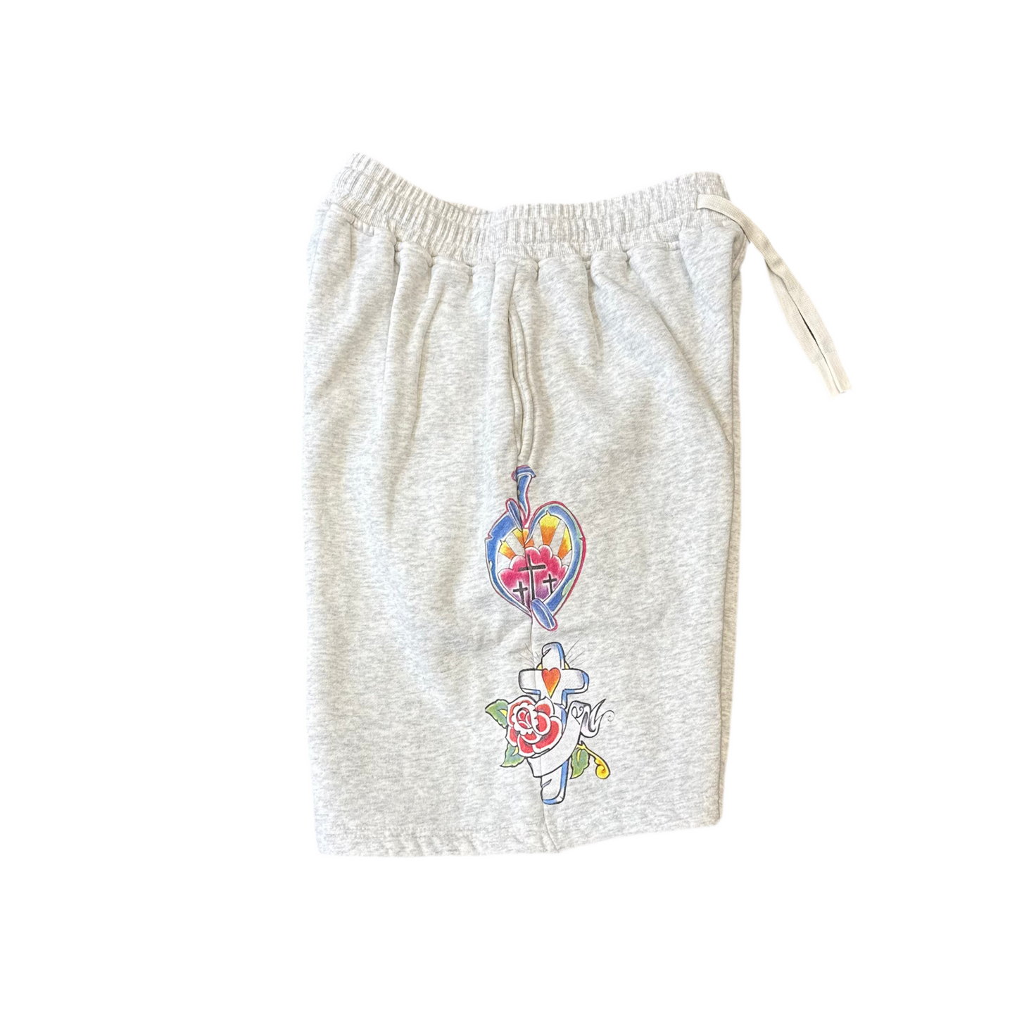 We Are Righteous Sweat Shorts Grey