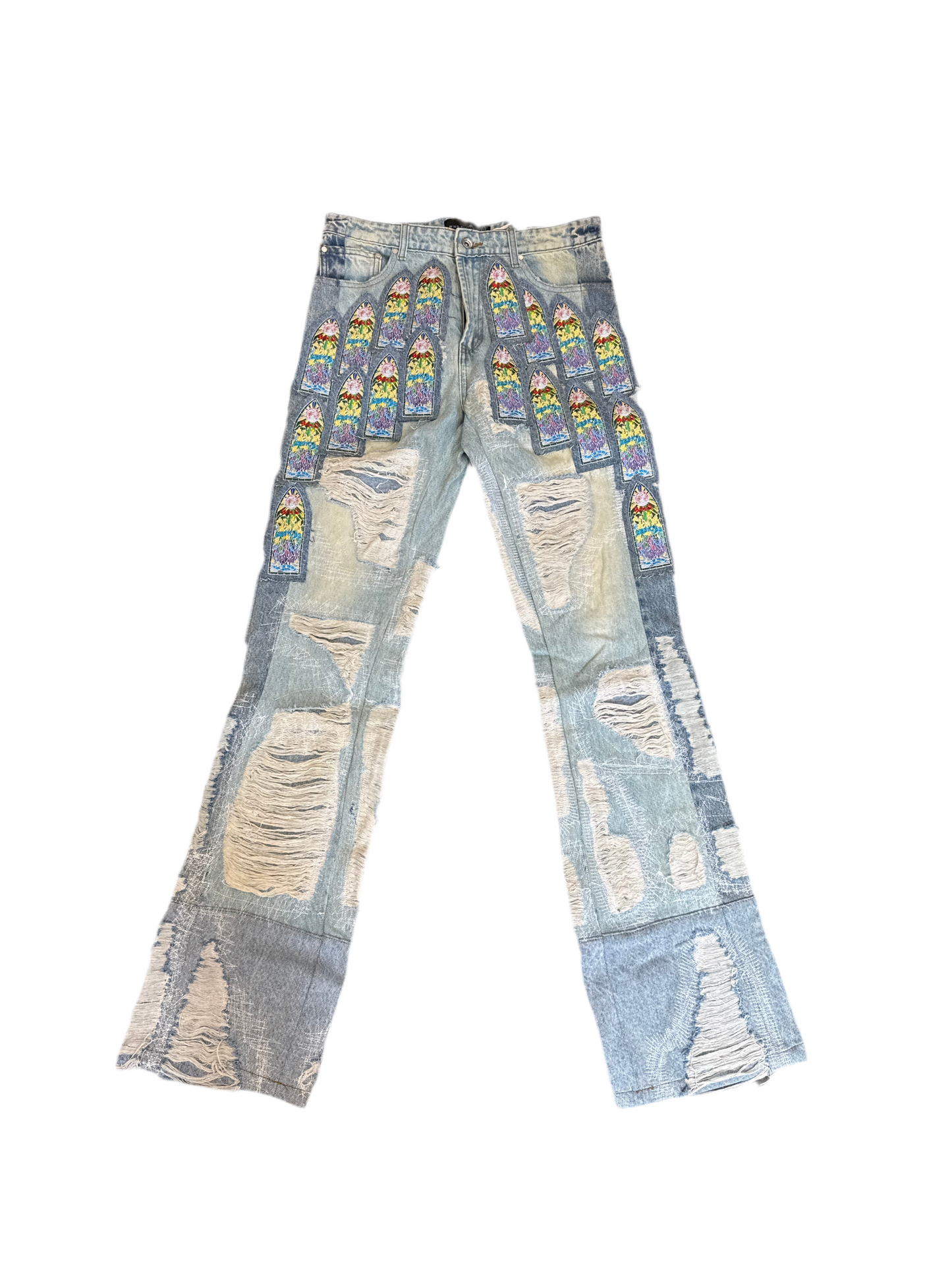 Who Decides War WDW Coliseum Fusion Demin Jeans- Sky