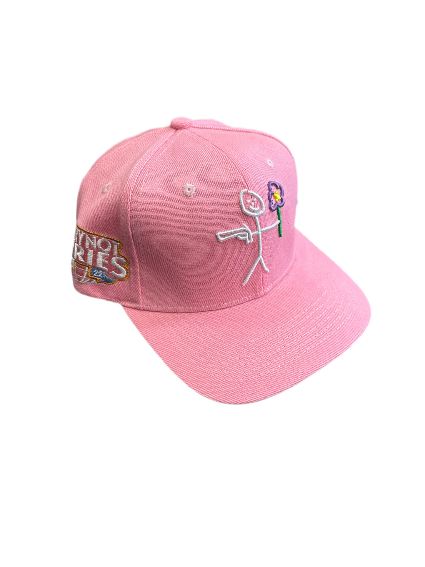 Why Not Logo Snapback Pink
