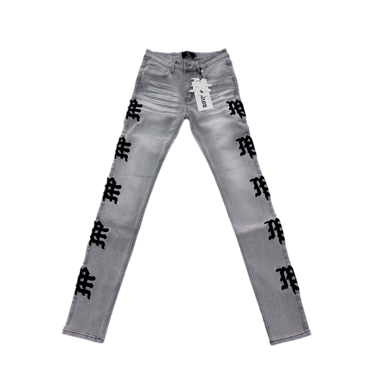 Mixed Emotions Denim Jeans Grey
