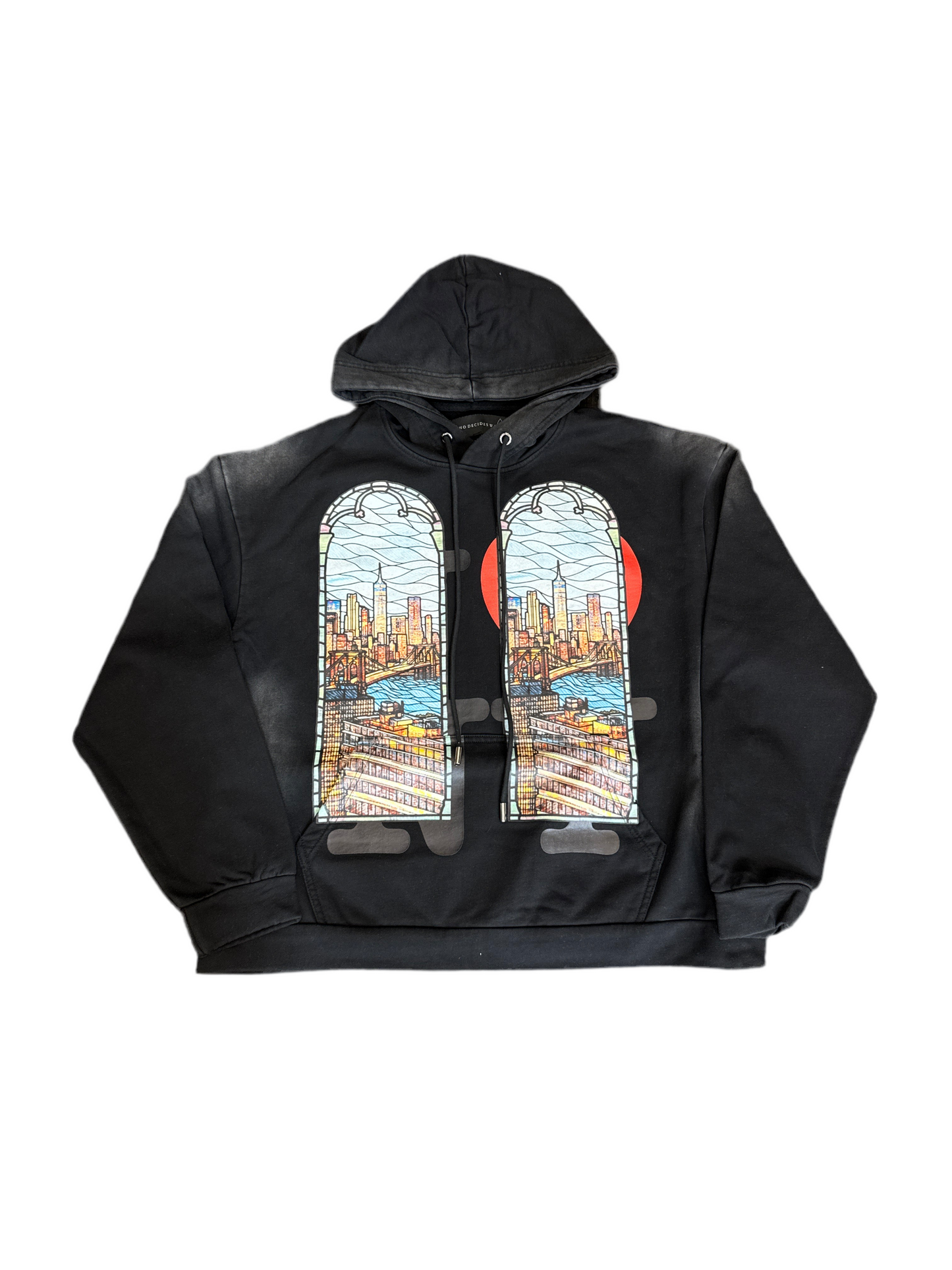 Who Decides War WDW x POTN Pullover Hoodie Black
