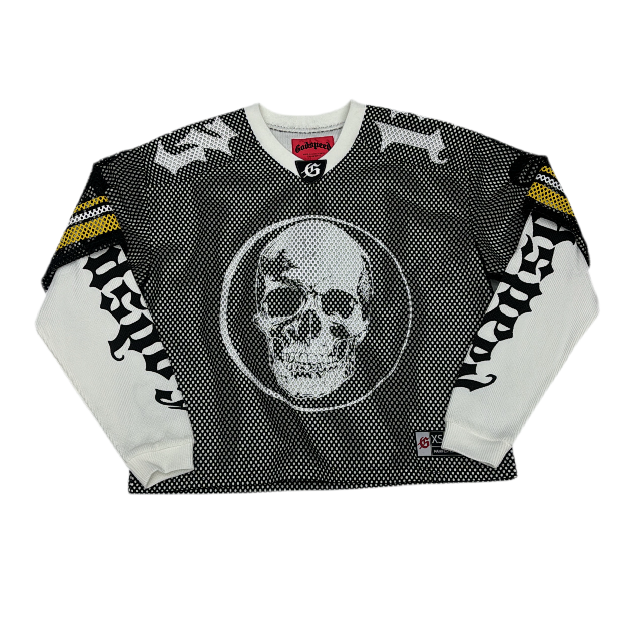 Godspeed White Thermal Jersey- Black/Yellow 'Steelers'