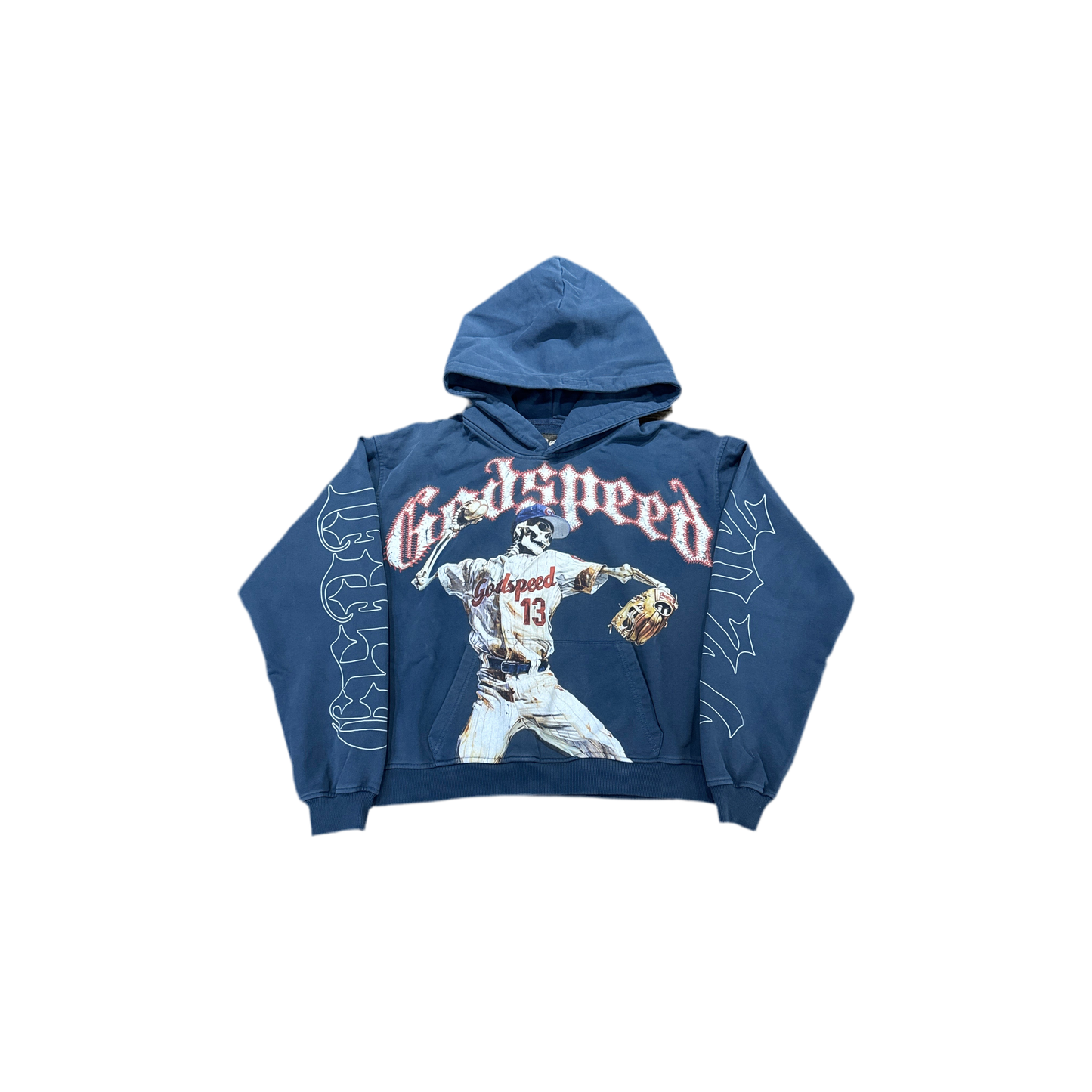 Godspeed ‘Baseball’ Hoodie-Navy