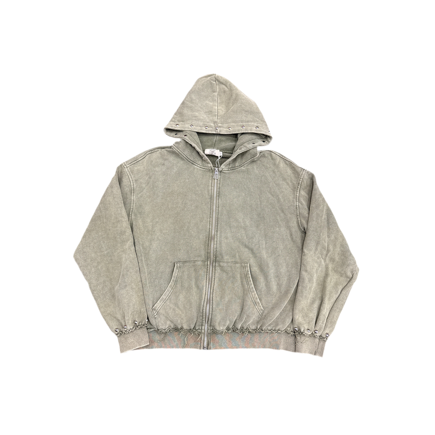 Saint Vanity ‘Terry’ Hoodie Olive Green