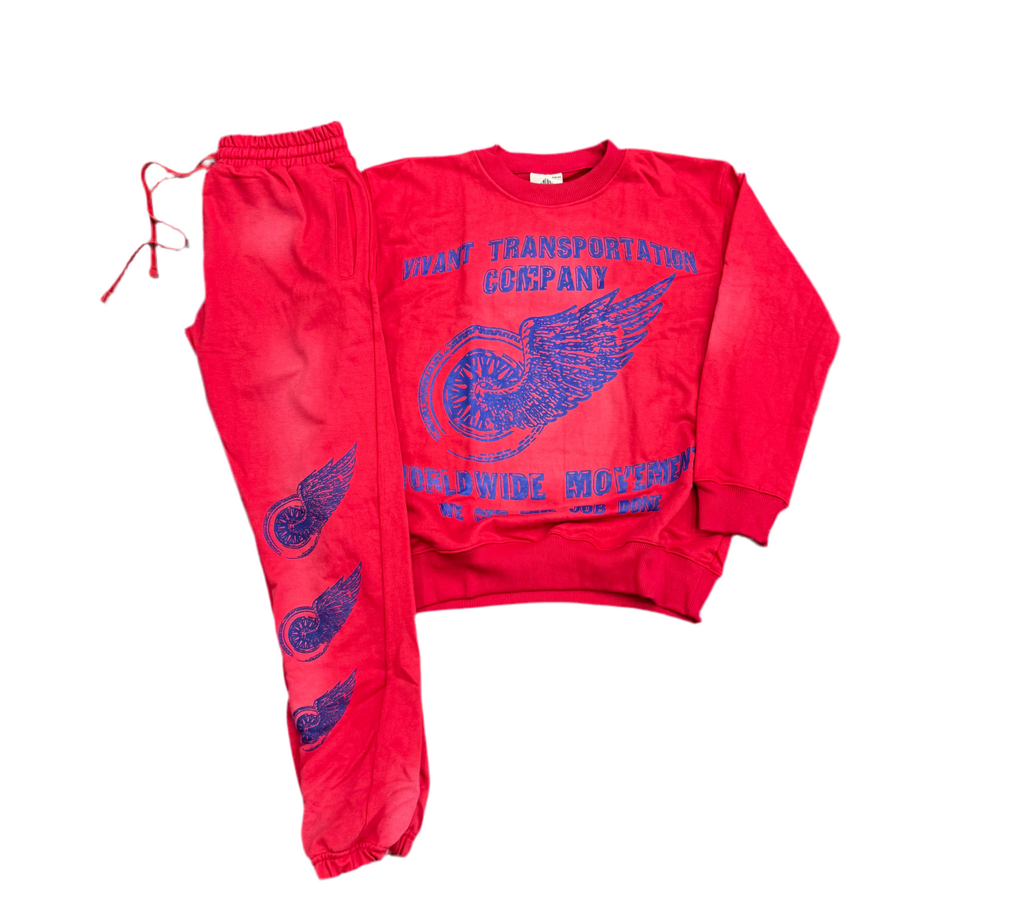 Vivant 'Flyer' Crewneck Set