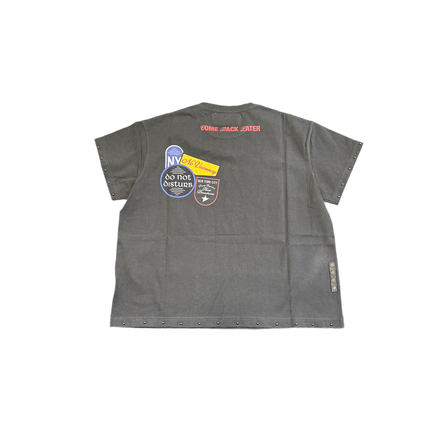 When Smoke Clears 'Do Not Disturb' Studded Tee