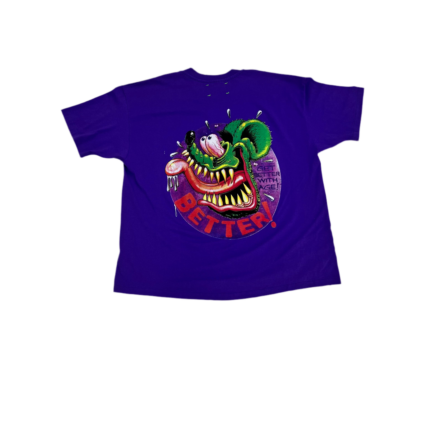 Better With Age ‘Kiss’ Bright Purple Tee