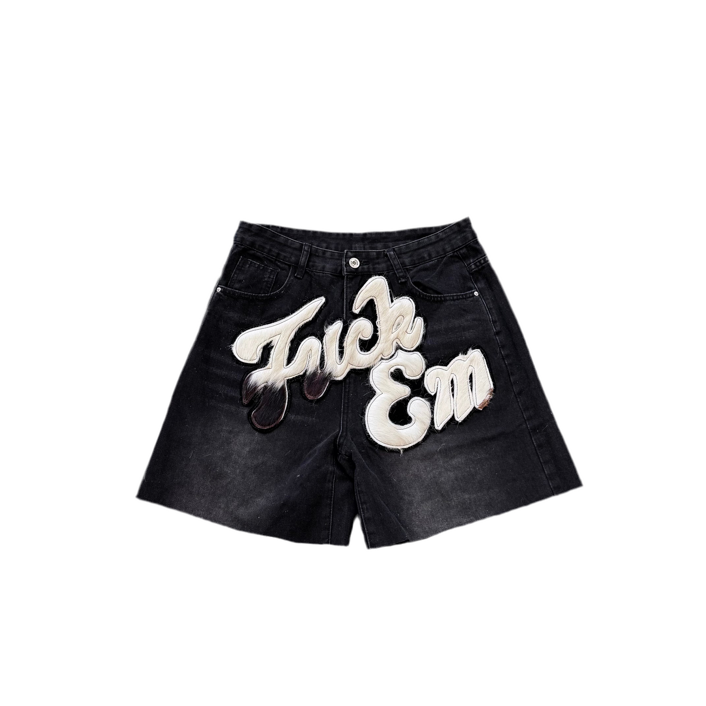 Fuck Em Jean Shorts