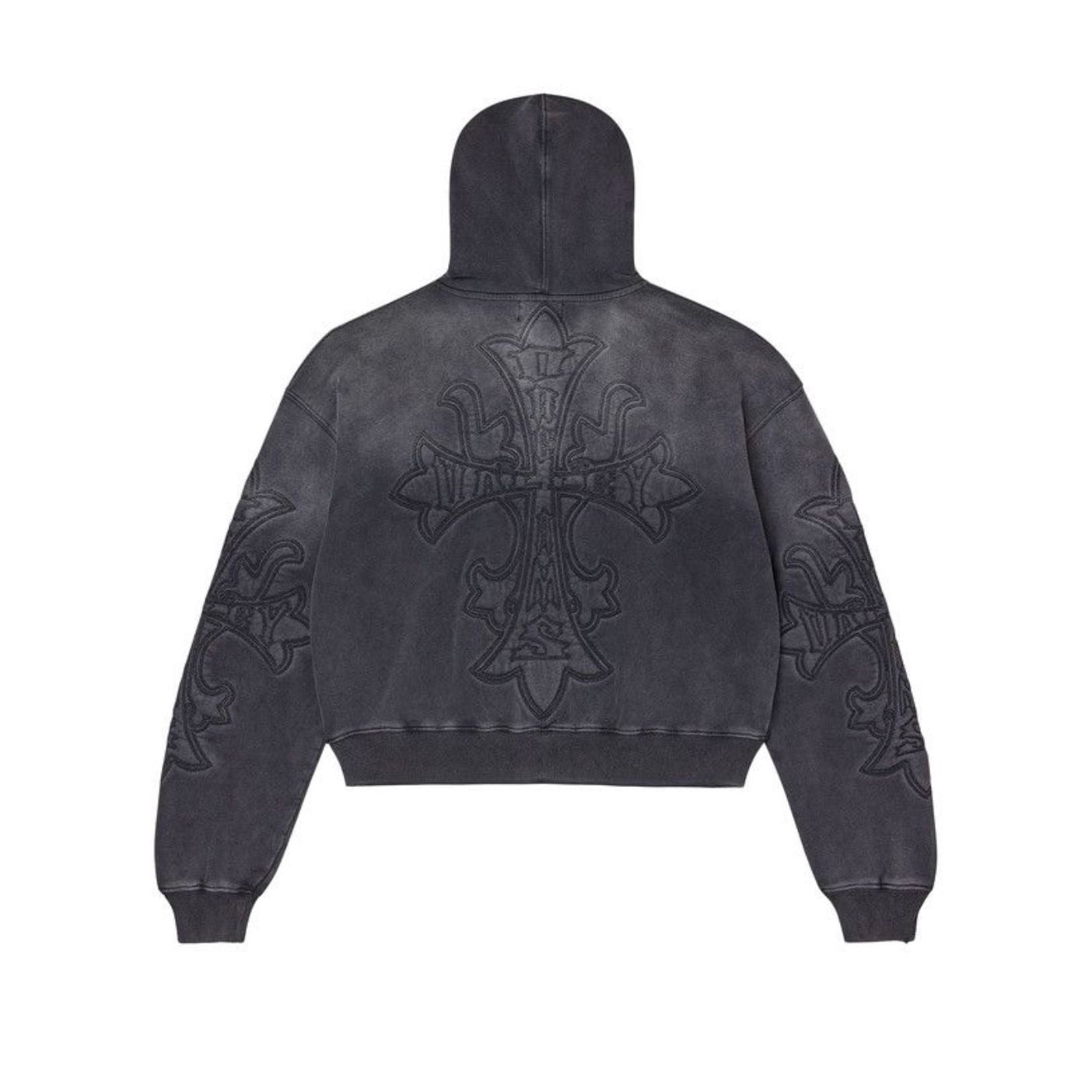 Vale Forever ‘Carver’ Zip Up Hoodie Black