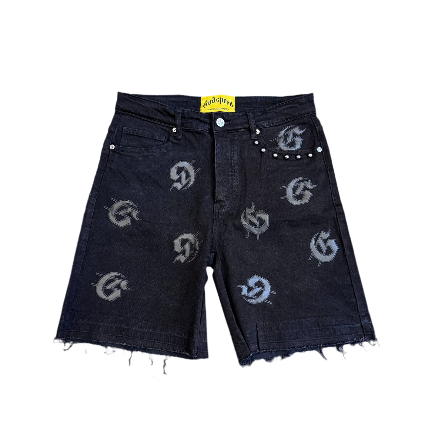 Godspeed Infinity Denim Shorts Black