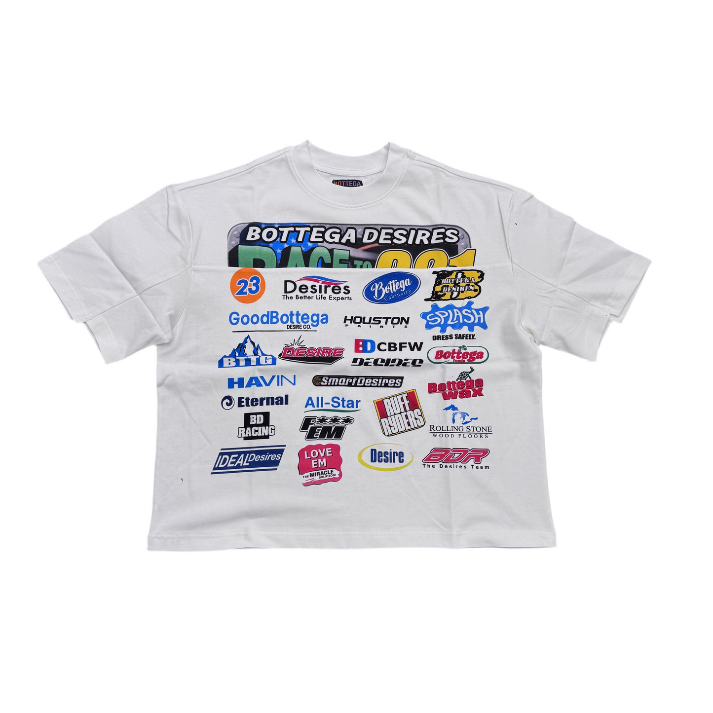 Bottega Desires ‘Race’ Tee White