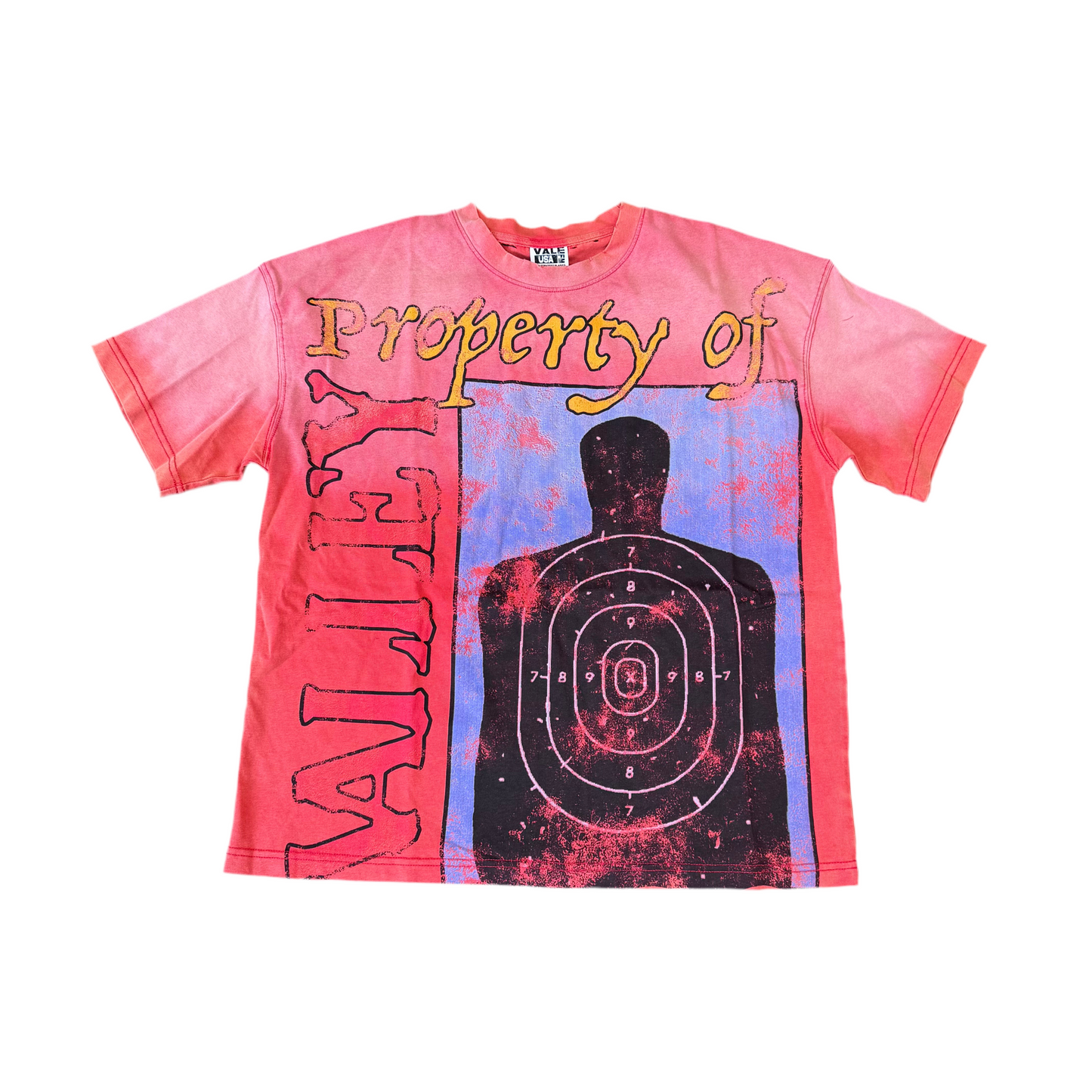 Vale Target Practice Red Tee