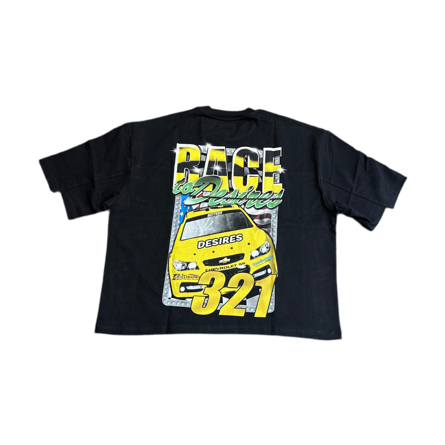 Bottega Desires ‘Race’ Tee Black
