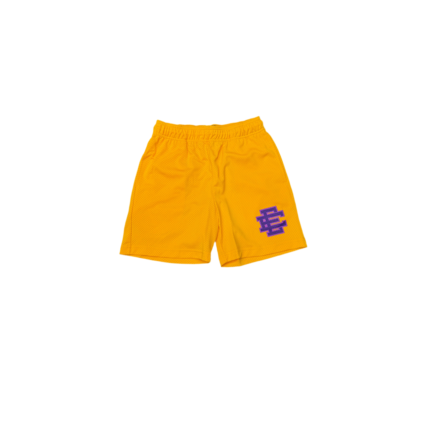 Eric Emanuel EE Mesh Shorts Yellow Lakers