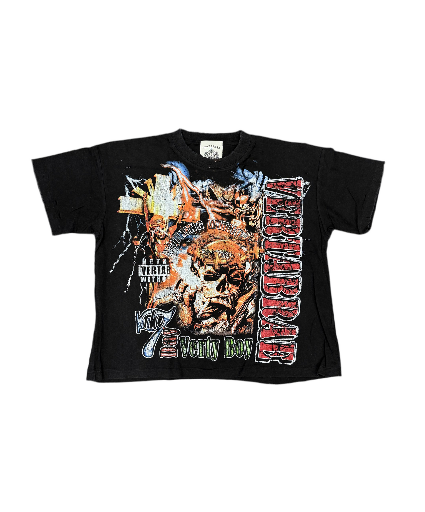 Vertabrae ‘7 Raps’ Tee Black