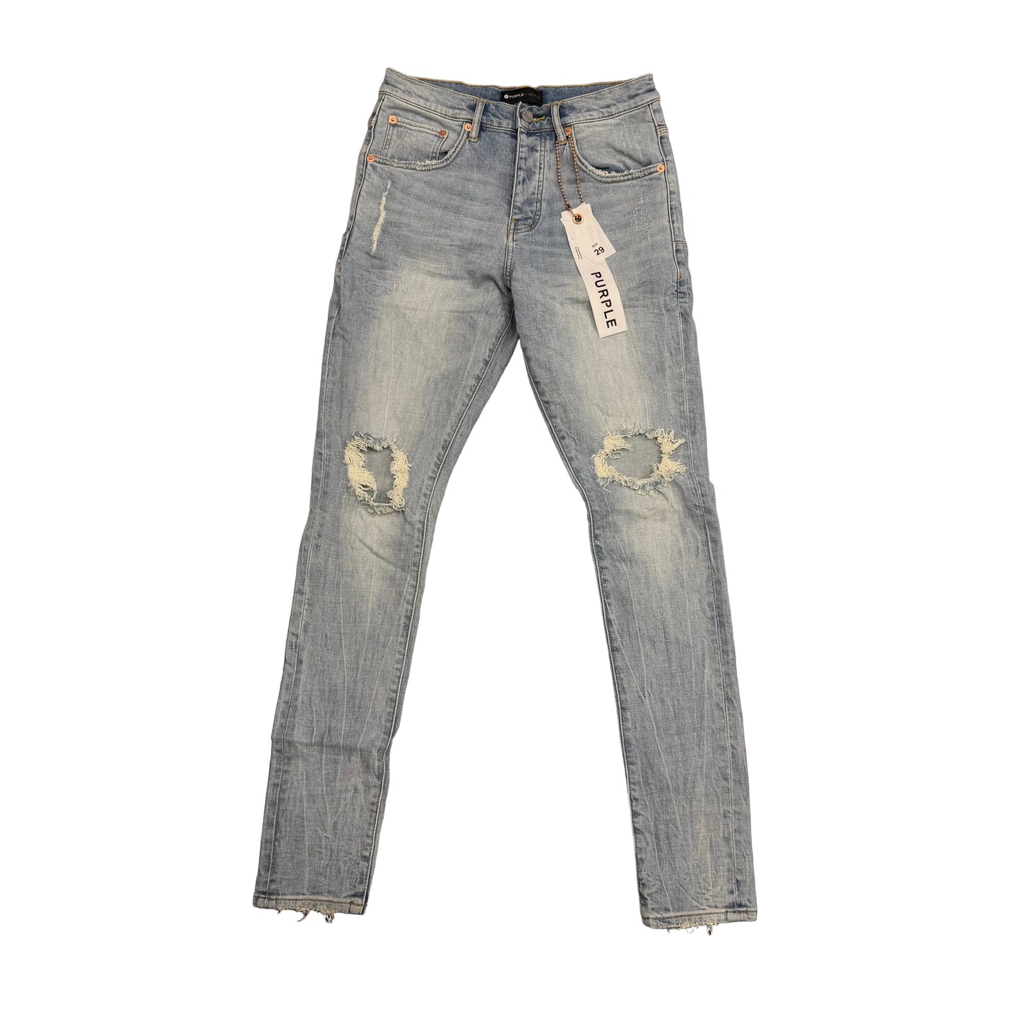 Purple Brand Jeans Light Indigo Distressed