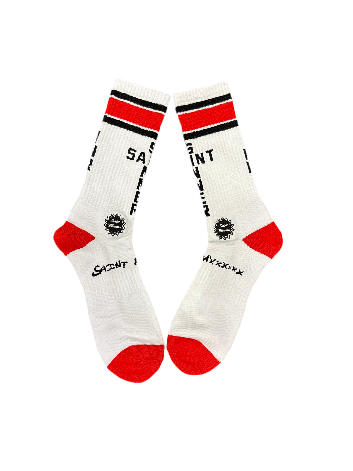 Saint Michael Socks Red