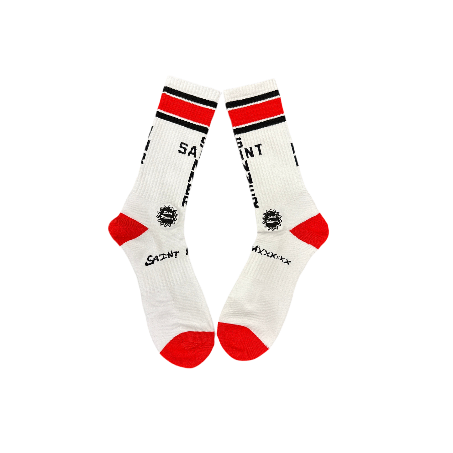 Saint Michael Socks Red