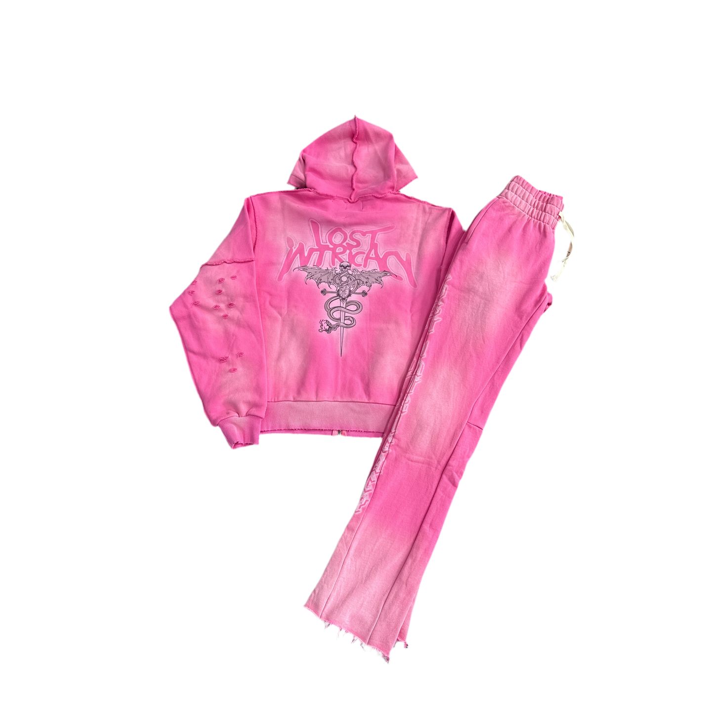 Lost Intricacy Solar Sweatsuit Pink