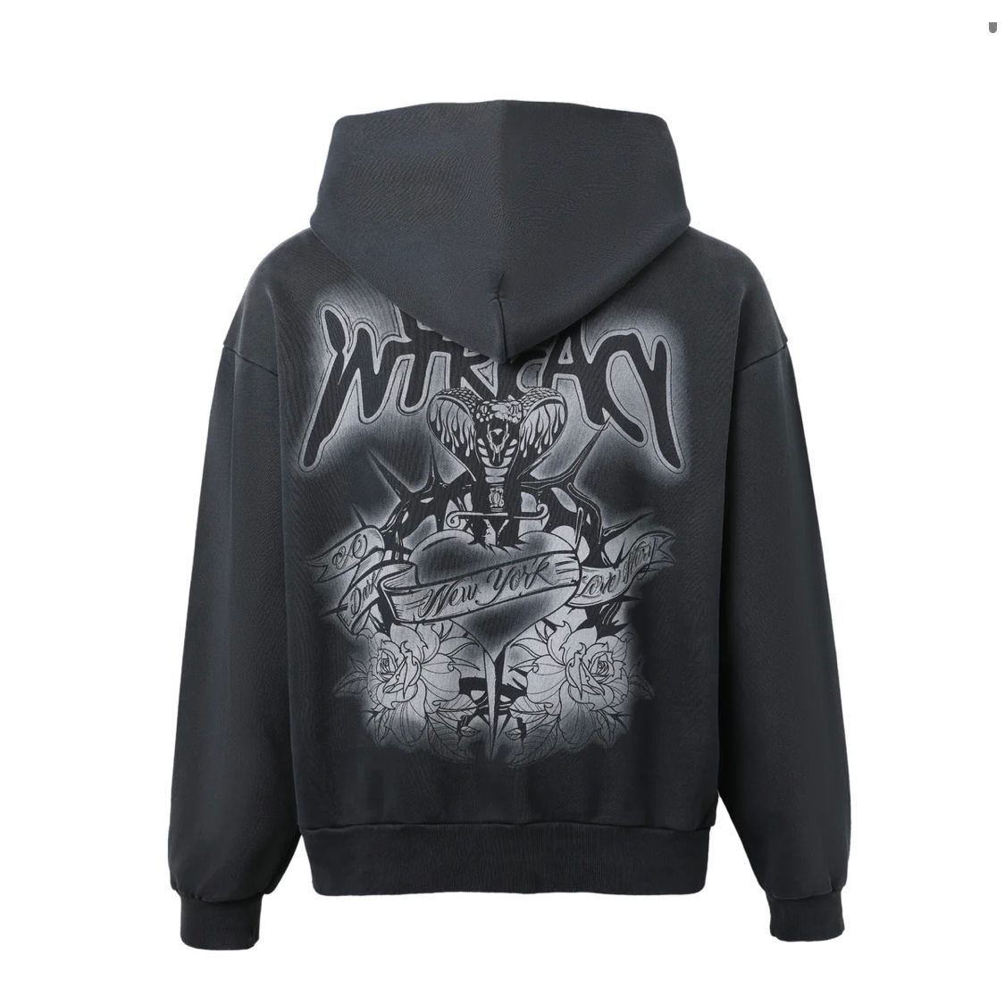 Lost Intricacy Inverse Hoodie - Black