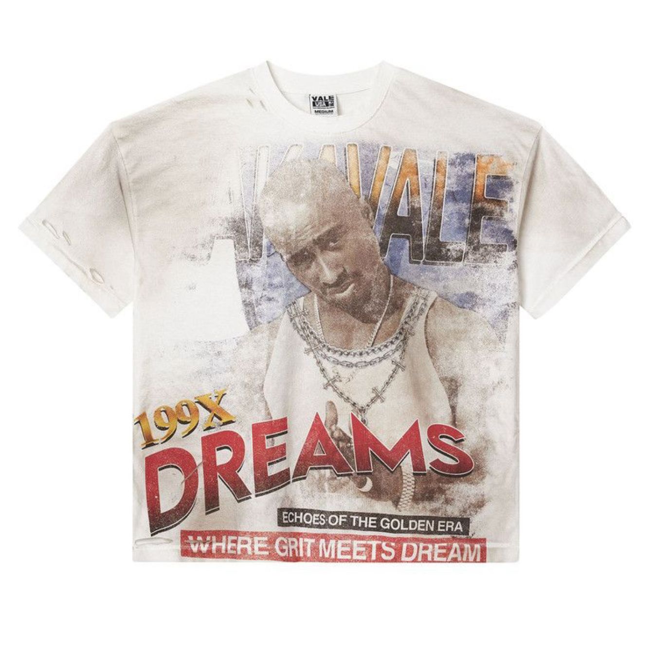 Vale Forever ‘Makaveli’ White Tee