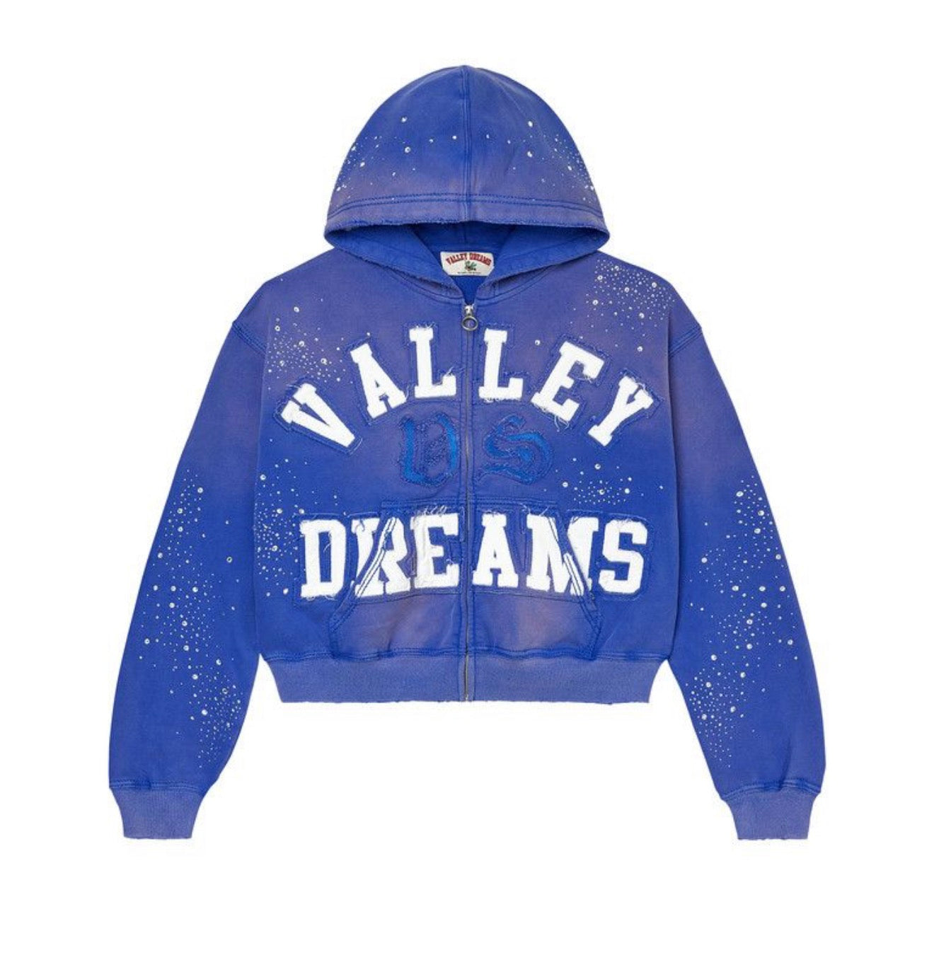Vale Forever ‘Classico’ Zip Up Hoodie Blue