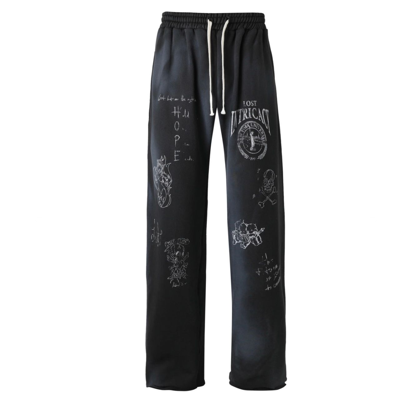 Lost Intricacy 'Academy' Black Sweatsuit