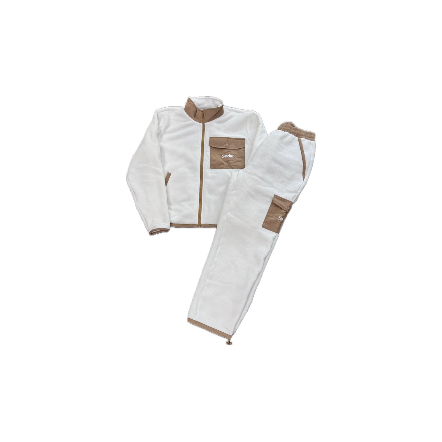 Sinclair Global Cargo Fleece Sweatsuit- Tan