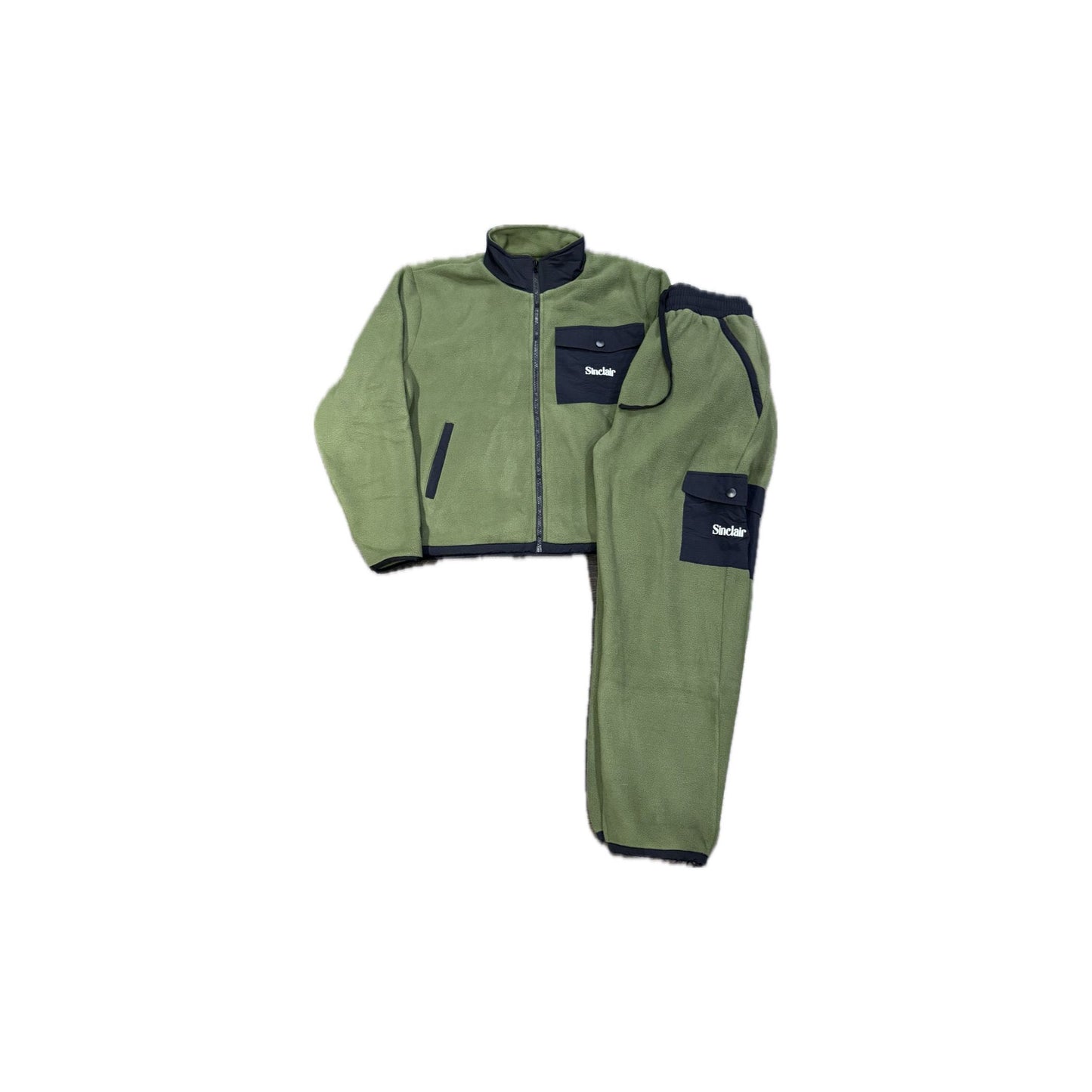 Sinclair Global Cargo Fleece Sweatsuit- Olive