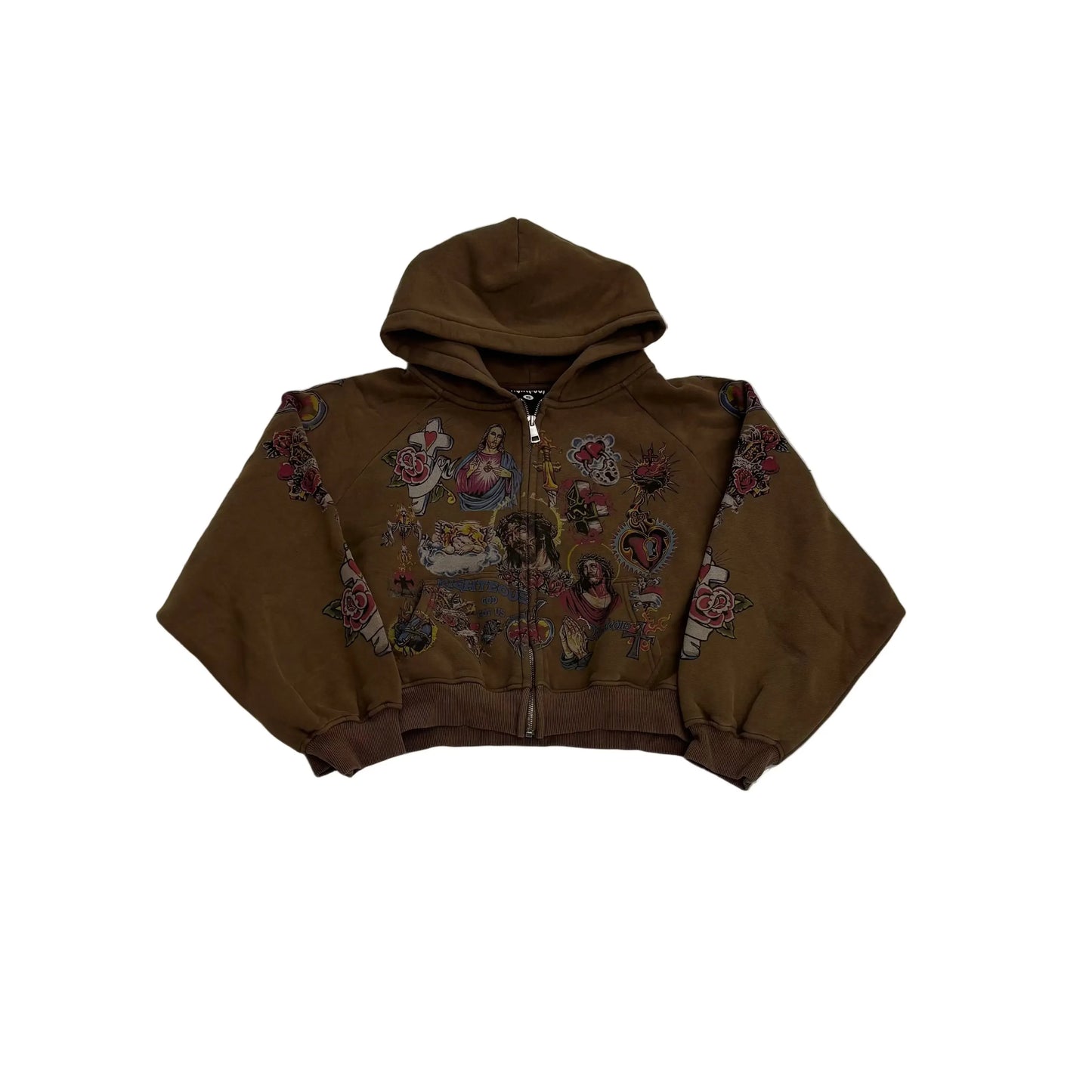 We Are Righteous 'Risen King' Hoodie Brown