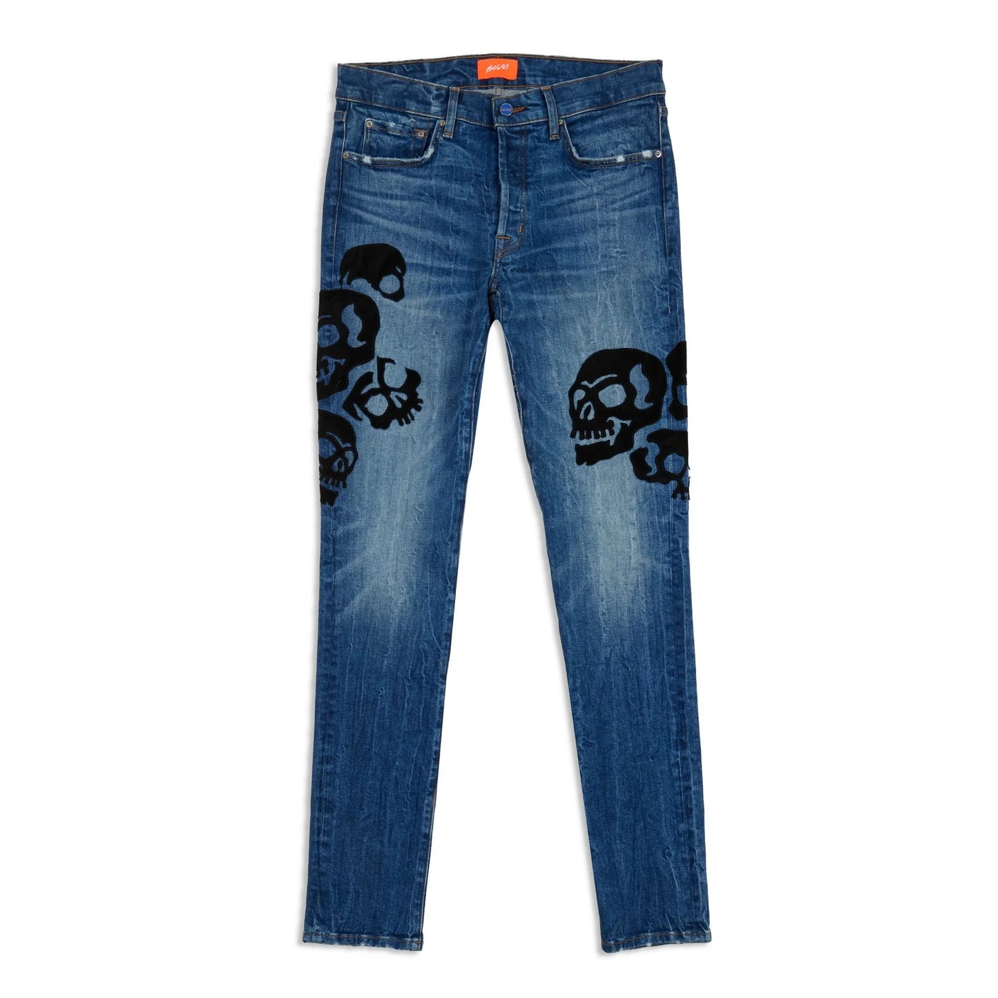 BOSSI Skull Denim Light Wash