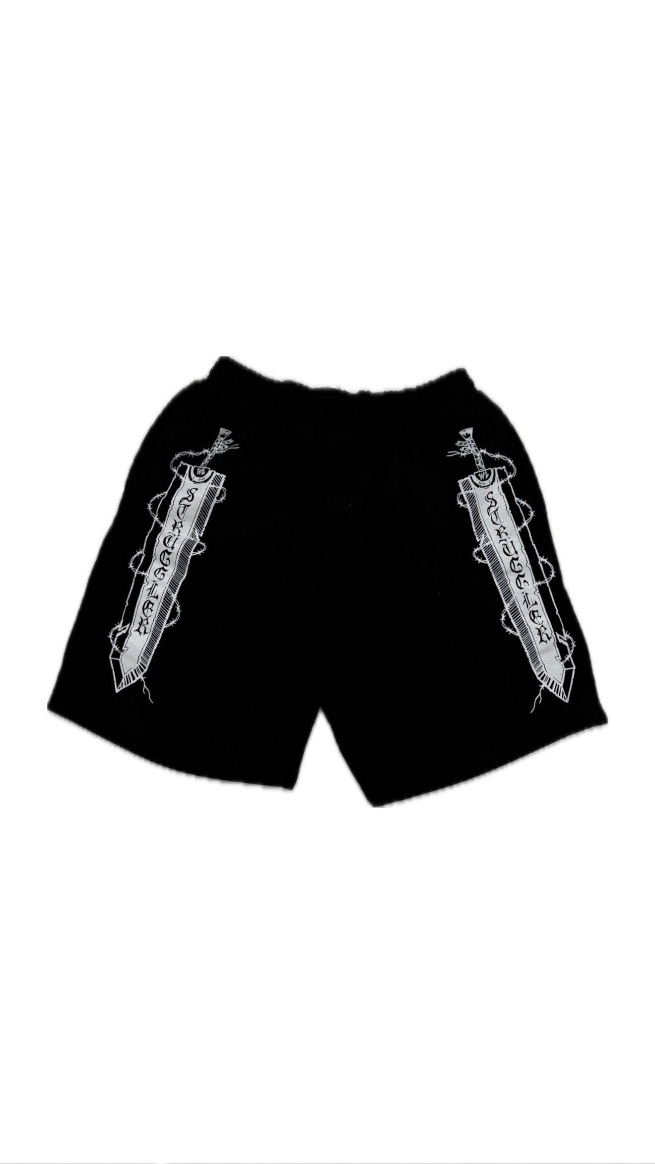 Warren Lotas ‘Struggler Sword’ Sweat Shorts