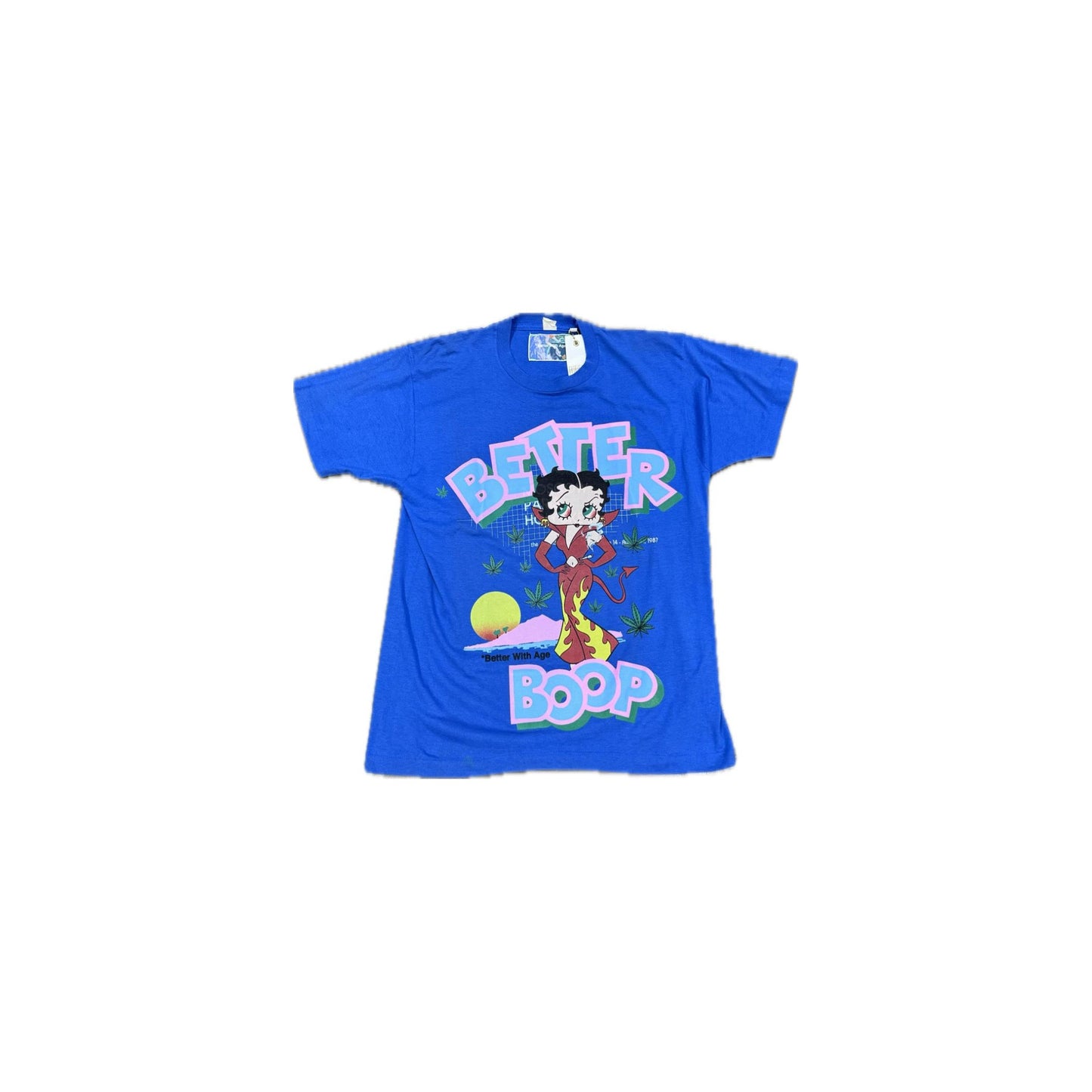 Better With Age Betty Boop Blue Tee