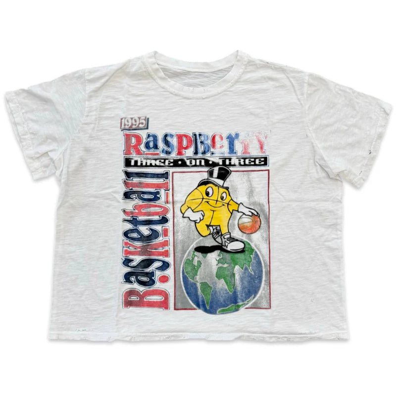 Raspberry Hills 'Hooper' White Tee