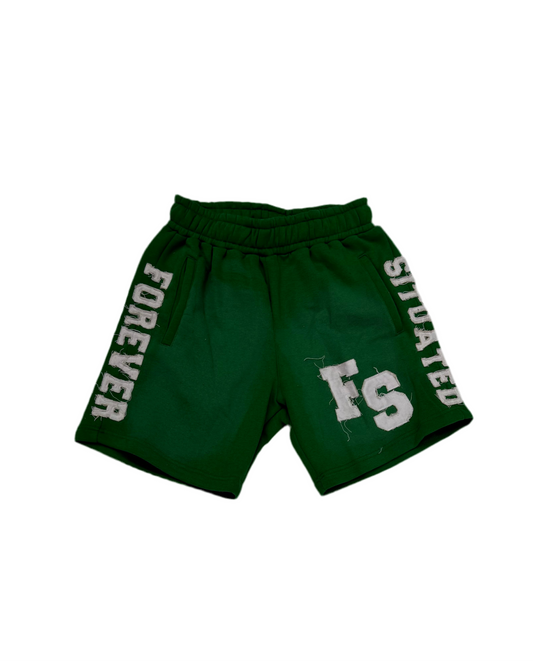 Forever Situated Shorts Green