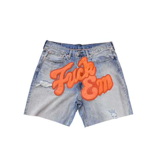 Fuck Em Jean Shorts