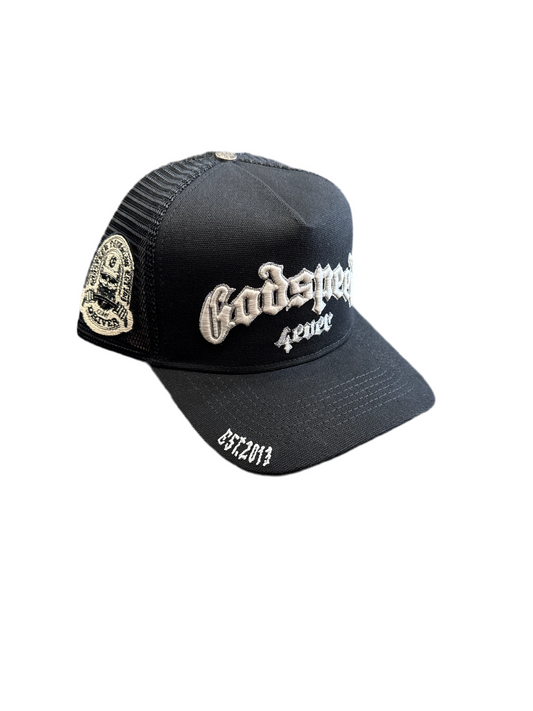 Godspeed Trucker Hat Black/White