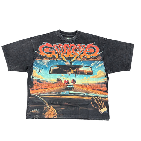 Godspeed On The Run Tee Black